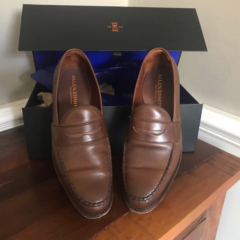 Allen Edmonds McGraw Slip-on Penny Loafer Size 9D